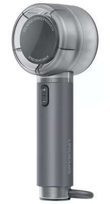 USAMS φορητός ανεμιστήρας LU01 με 5 ταχύτητες, 2000mAh, μαύρος