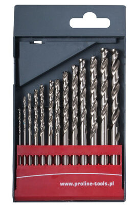 PROLINE σετ τρυπάνια για σίδηρο HSS 77214, 2.0-8.0mm, DIN 338, 13τμχ