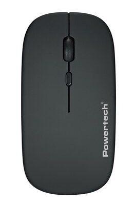POWERTECH ασύρματο ποντίκι PT-1381, 2.4GHz & Bluetooth, έως 1600DPI, 500mAh, μαύρο