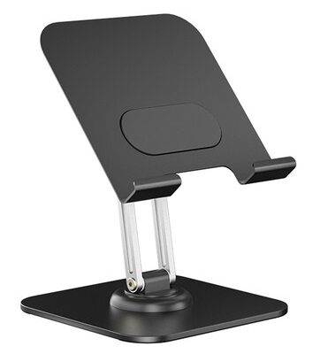 POWERTECH επιτραπέζια βάση για tablet PT-1494, περιστρεφόμενη, foldable, μαύρη