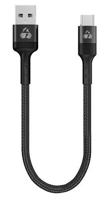 POWERTECH καλώδιο USB-C σε USB PTR-0166, 60W, 480Mbps, 25cm, μαύρο