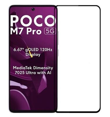 POWERTECH tempered glass 5D TGC-0738 για Xiaomi Poco M7 Pro 5G, full glue
