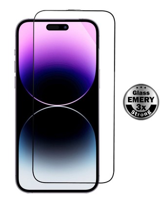 POWERTECH tempered glass Emery 5D TGC-0761 για iPhone 15 Plus, full glue