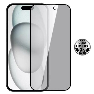 POWERTECH tempered glass Emery Private 5D TGC-0767 για iPhone 16, full glue
