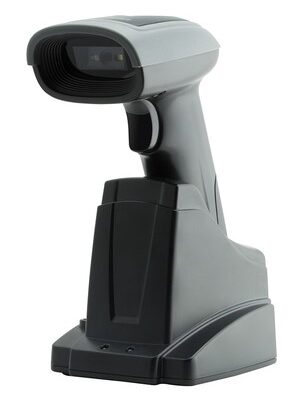 GTCODESTAR barcode scanner X-1901B με βάση, 1D & 2D, ενσύρματο & ασύρματο, Bluetooth, 2000mAh, μαύρο