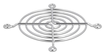 DELOCK σχάρα για 80mm ανεμιστήρα 67306, μεταλλική, ασημί