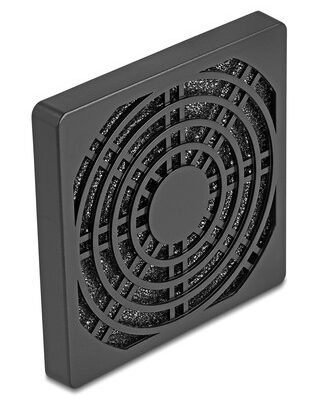 DELOCK σχάρα για 80mm ανεμιστήρα 67311 με φίλτρο σκόνης, πλαστική, μαύρη