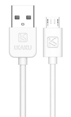KAKUSIGA καλώδιο micro USB σε USB KSC-332, 2.4A, 480Mbps, 2m, λευκό
