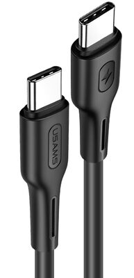 USAMS καλώδιο USB Type-C U43, 5A 100W, PD, 1.2m, μαύρο