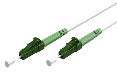 GOOBAY καλώδιο οπτικής ίνας LC-APC 59589, Singlemode OS2, 15m, λευκό