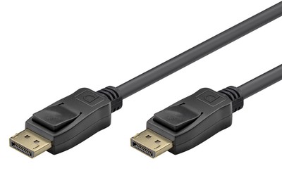 GOOBAY καλώδιο DisplayPort 74778, VESA Certified, 8K/60Hz, 32.4 Gbps, 2m, μαύρο