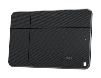 MILI ψηφιακή επαγγελματική κάρτα & tracker MiCard Duo για iOS & Android συσκευές, NFC, Bluetooth, μαύρο