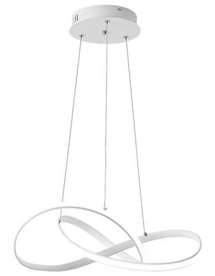 POWERTECH LED φωτιστικό οροφής HLL-0209, 48W, 4000K, Φ50cm x 120cm, λευκό