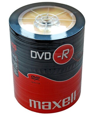 MAXELL DVD-R 4.7GB/120min, 16x speed, spindle pack 100τμχ