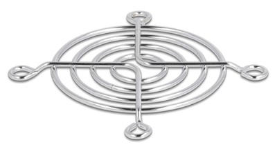 DELOCK σχάρα για 60mm ανεμιστήρα 67305, μεταλλική, ασημί