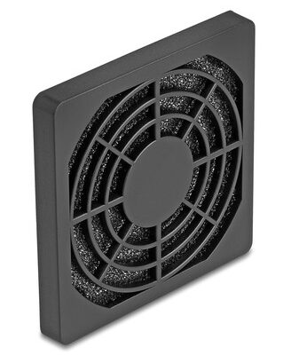 DELOCK σχάρα για 60mm ανεμιστήρα 67310 με φίλτρο σκόνης, πλαστική, μαύρη