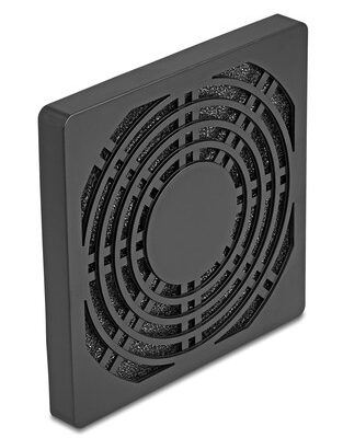 DELOCK σχάρα για 92mm ανεμιστήρα 67312 με φίλτρο σκόνης, πλαστική, μαύρη