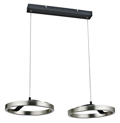 POWERTECH LED φωτιστικό οροφής HLL-0203, 42W, 4000K, 70x30x120cm, ασημί/μαύρο