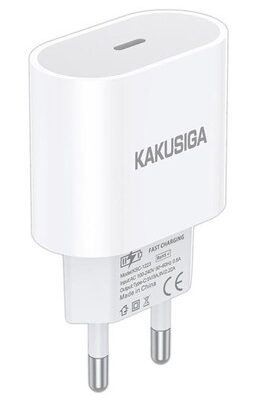 KAKUSIGA φορτιστής τοίχου KSC-1223, USB-C, 20W, λευκός
