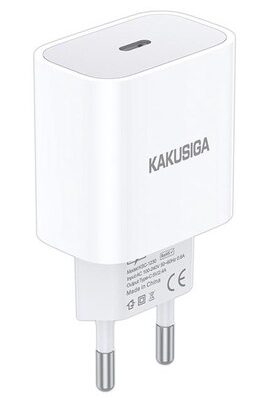 KAKUSIGA φορτιστής τοίχου KSC-1230, USB-C, 2.4A, λευκός