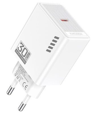 KAKUSIGA φορτιστής τοίχου KSC-1241, USB-C, 30W, λευκός