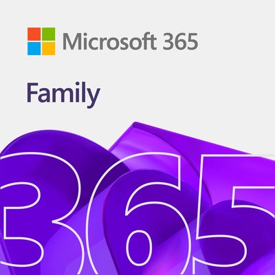 MICROSOFT 365 Family ESD, έως 6 χρήστες, 1 έτος, Eurozone