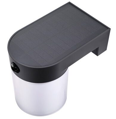 POWERTECH LED ηλιακό φωτιστικό PT-1520 με αισθητήρα κίνησης, 4W, 2000mAh, μαύρο