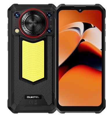 OUKITEL smartphone WP53 με ηχείο 3W, 6.52", 8/128GB, 11000mAh, IP68/IP69K/MIL-STD-810H, μαύρο