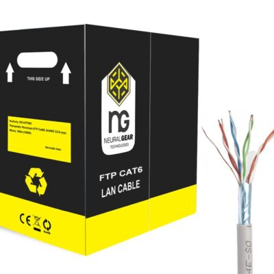 NG ΚΑΛΩΔΙΟ ΔΙΚΤΥΟΥ FTP ΓΚΡΙ CAT6 CCA 305m