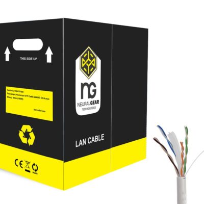 NG ΚΑΛΩΔΙΟ ΔΙΚΤΥΟΥ UTP ΓΚΡΙ CAT6 COPPER 305m, 23AWG