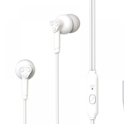 XO EP33 ΑΚΟΥΣΤΙΚΑ HANDSFREE, 3.5mm ΛΕΥΚΟ
