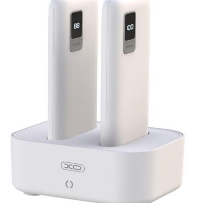 XO PR151 2 x POWERBANK 10000mAh, ΜΕ ΟΘΟΝΗ ΚΑΙ ΒΑΣΗ ΦΟΡΤΙΣΗΣ