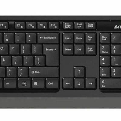 A4TECH ΑΣΥΡΜΑΤΟ SET FG1010 ΠΛΗΚΤΡΟΛΟΓΙΟ - ΠΟΝΤΙΚΙ F1010, ΜΑΥΡΟ/ΓΚΡΙ