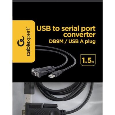 CABLEXPERT ΚΑΛΩΔΙΟ ΜΕΤΑΤΡΟΠΗΣ USB ΣΕ DB9M SERIAL PORT 1.5m