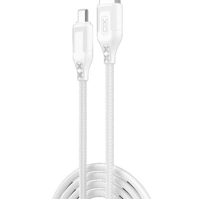 XO NB235 ZEBRA ΚΑΛΩΔΙΟ ΦΟΡΤΙΣΗΣ TYPE-C, ΛΕΥΚΟ
