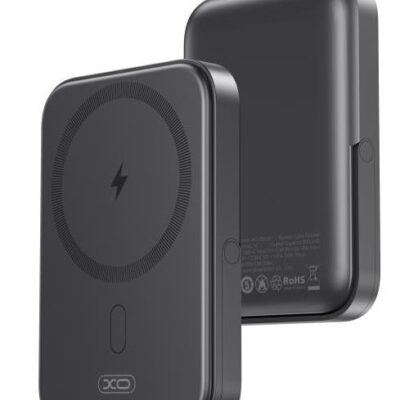 XO PR242 ΑΣΥΡΜΑΤΟ POWERBANK 15W, MAGSAFE, PD20W, 5000mAh , ΜΑΥΡΟ