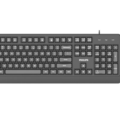 PHILIPS SPT6247 ΕΝΣΥΡΜΑΤΟ ΣΕΤ ΠΛΗΚΤΡΟΛΟΓΙΟ/ΠΟΝΤΙΚΙ, ΜΑΥΡΟ, GR