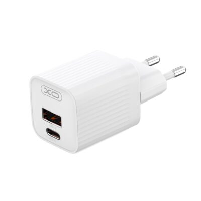 XO L149 ΦΟΡΤΙΣΤΗΣ PD30W 1 ΘΥΡΑ USB-A, 1 ΘΥΡΑ TYPE-C, ΛΕΥΚΟΣ