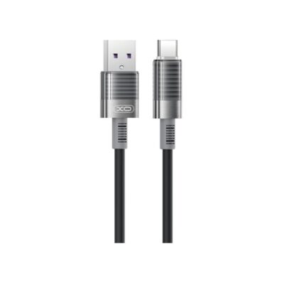 XO NB-Q282A ΚΑΛΩΔΙΟ ΣΙΛΙΚΟΝΗΣ TYPE-C 6A, ΜΑΥΡΟ