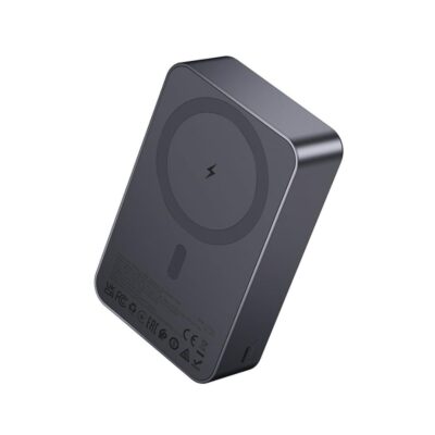 HOCO J160B ORIGINAL, POWERBANK, 20000MAh, ΜΑΓΝΗΤΙΚΟ, 1 ΘΥΡΑ, 20W, ΓΚΡΙ