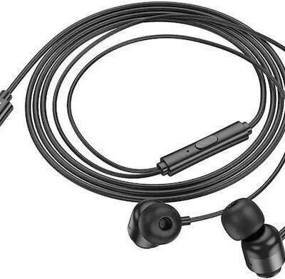 HOCO M122 POWER, ΕΝΣΥΡΜΑΤΑ ΨΗΦΙΑΚΑ ΑΚΟΥΣΤΙΚΑ ΜΕ ΜΙΚΡΟΦΩΝΟ, ΜΑΥΡΑ