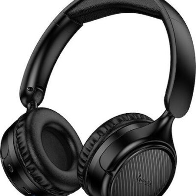 HOCO W66 WAVE, ΑΣΥΡΜΑΤΑ ΑΚΟΥΣΤΙΚΑ, ΜΑΥΡΑ