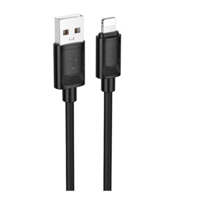 HOCO X122 BENEFIT, ΚΑΛΩΔΙΟ ΦΟΡΤΙΣΗΣ, LIGHTNING, ΜΑΥΡΟ