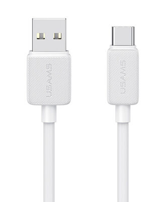USAMS καλώδιο USB-C σε USB US-SJ688, 3A, 480Mbps, 1m, λευκό