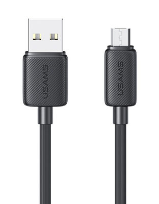 USAMS καλώδιο micro USB σε USB US-SJ690, 2A, 480Mbps, 1m, μαύρο
