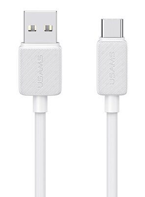 USAMS καλώδιο USB-C σε USB US-SJ693, 3A, 480Mbps, 2m, λευκό