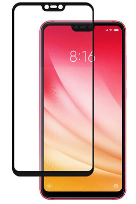 POWERTECH Tempered Glass 5D Full Glue για Xiaomi MI 8 Lite, Black