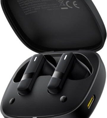 BASEUS BOWIE E20, ΑΣΥΡΜΑΤΑ ΑΚΟΥΣΤΙΚΑ, TWS, ΜΑΥΡΑ