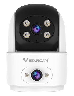 VSTARCAM smart κάμερα C996DR, 2MP, dual lens, WiFi, PTZ, SD