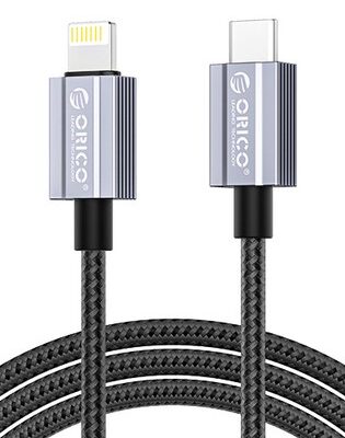 ORICO καλώδιο Lightning σε USB-C GQA29, 29W, 480Mbps, 1m, μαύρο